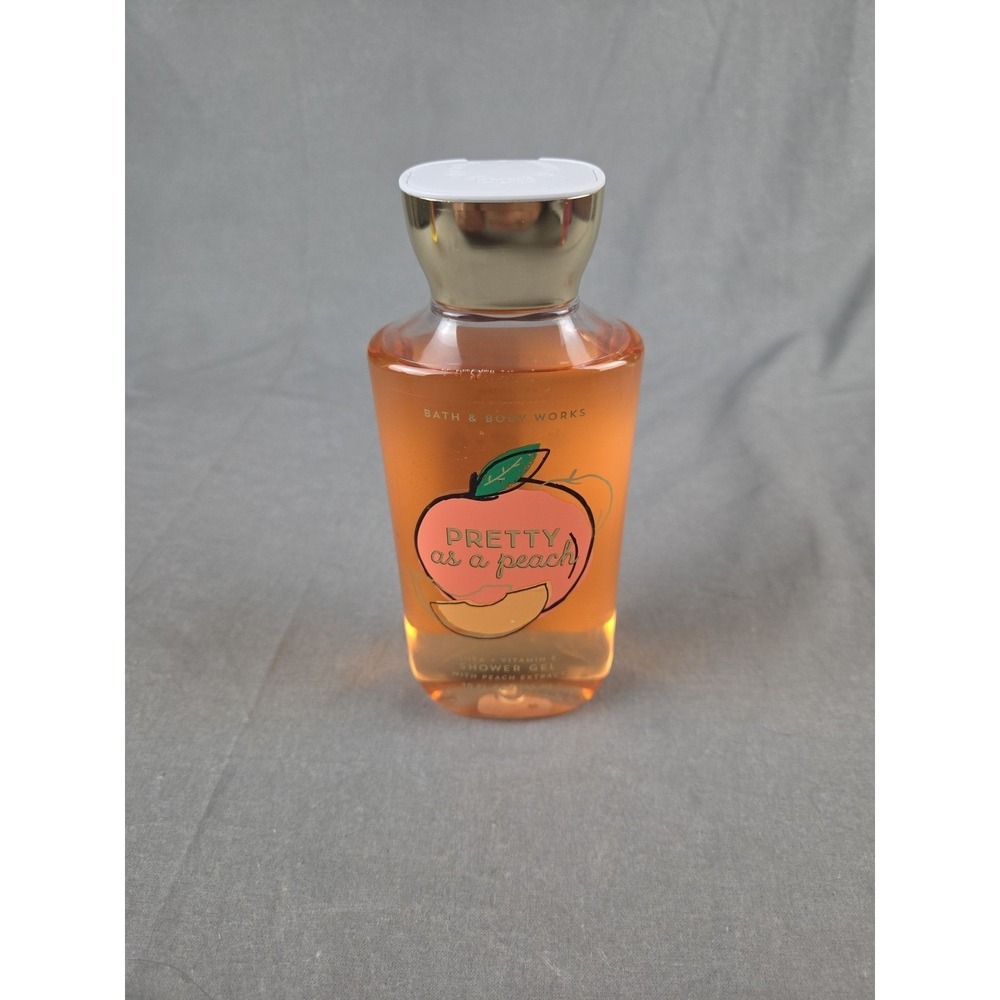 Bath & Body Works Pretty As‎ A Peach Shower Gel-10oz  Body Wash Vitamin E